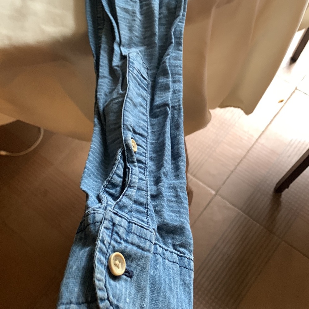 Blue Button Up - Picture 14 of 17